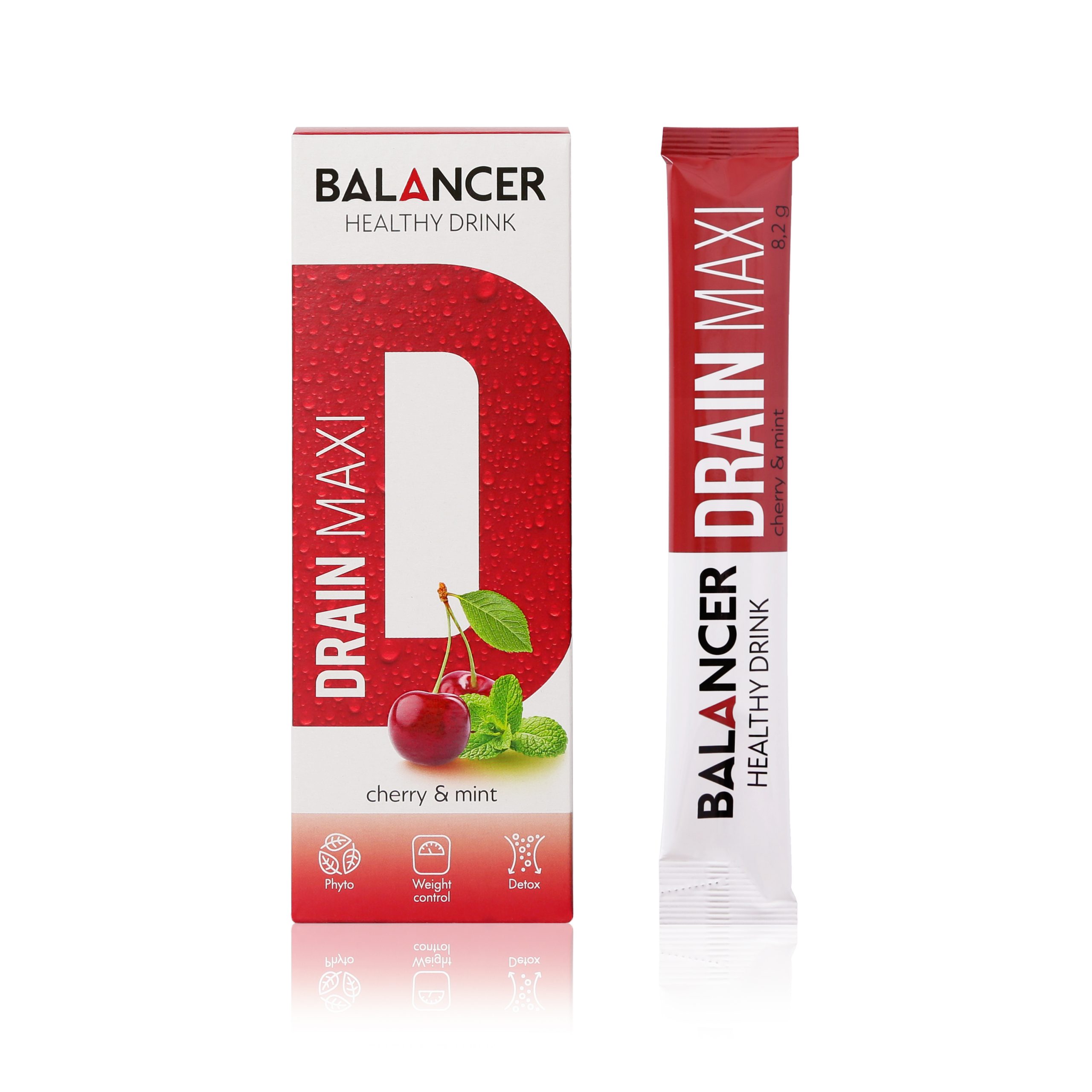 Concentrate_Balancer_Drain_Maxi_01224_cherry_mint_flavor_10_sticks_box_and_stick